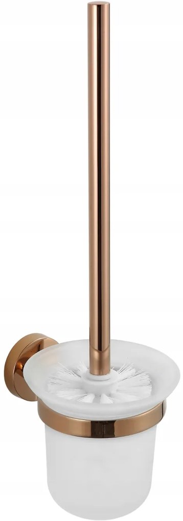 Závesná WC kefa MEXEN REMO - kov / sklo - rose gold, 7050750-60