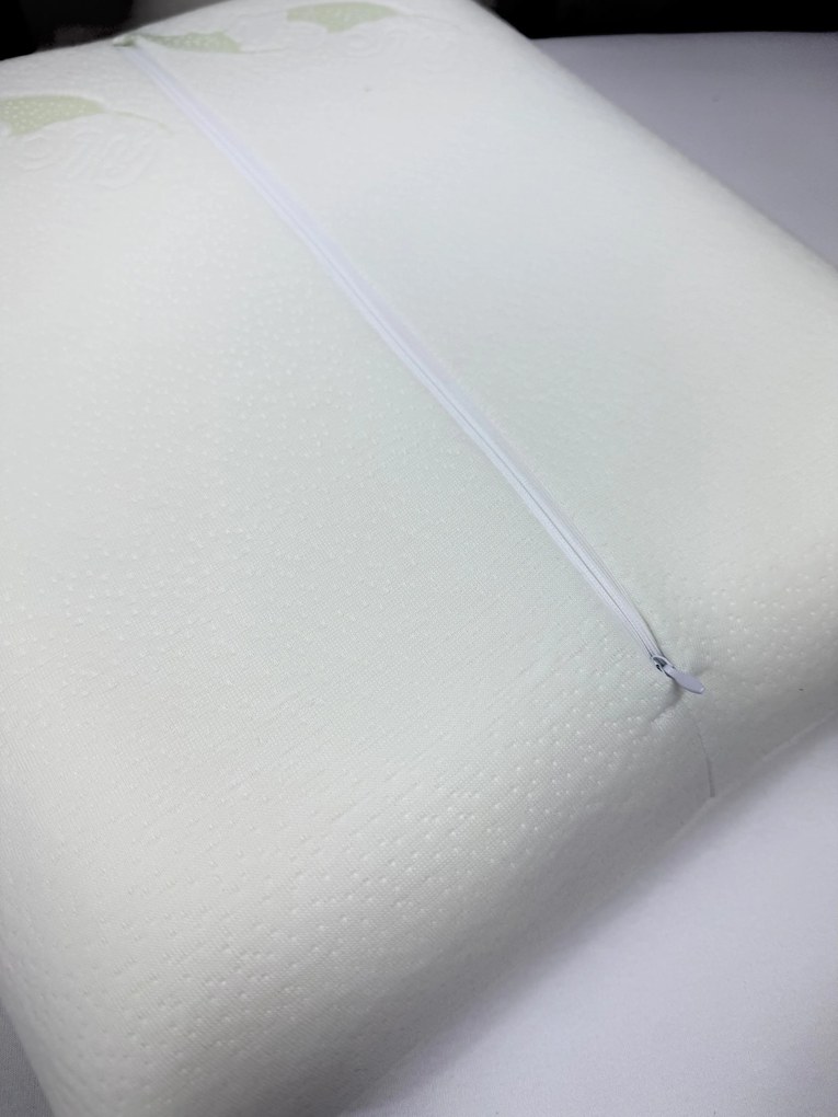 INTERMEDIC SK Anatomický vankúš Aloe Vera 39x49/11 cm – tvarovaná PUR pena