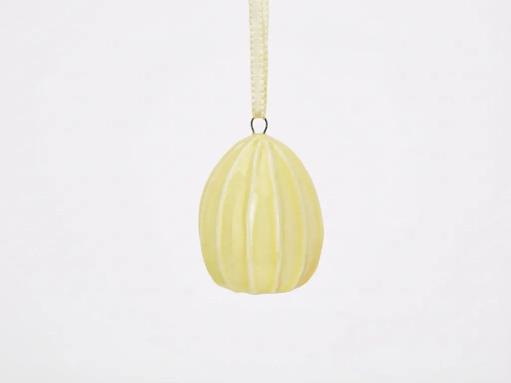 Závesné porcelánové vajíčko PASTELLA - viac farieb Farba: Ružová