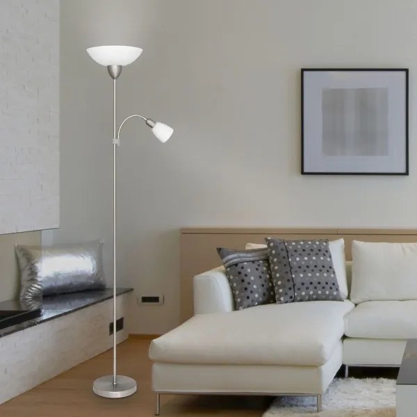 Rabalux 4067 - Stojaca lampa DIANA 1xE27/60W + E14/40W