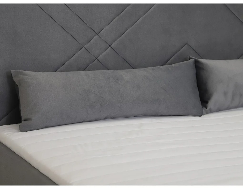 Čalúnená posteľ s kontajnerom a matracom CRIS Námorník 140 x 200 cm