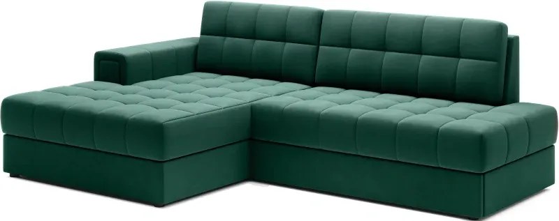 Sedacia súprava Katrin, Ľavá, zelená (lukso 35)