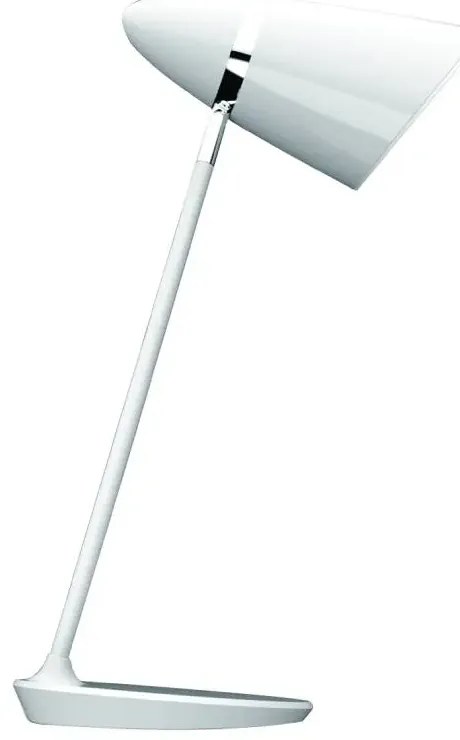 Dizajnová stolová lampa Elmo biela