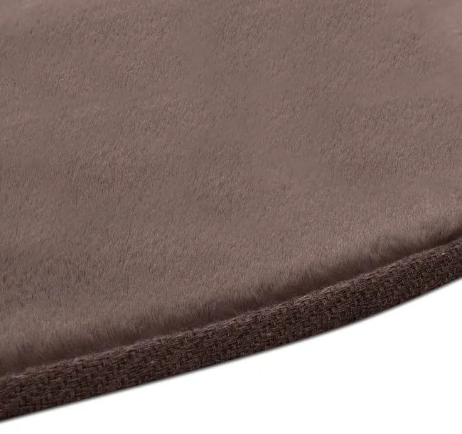 Koberec Topia Uni dark taupe kruh