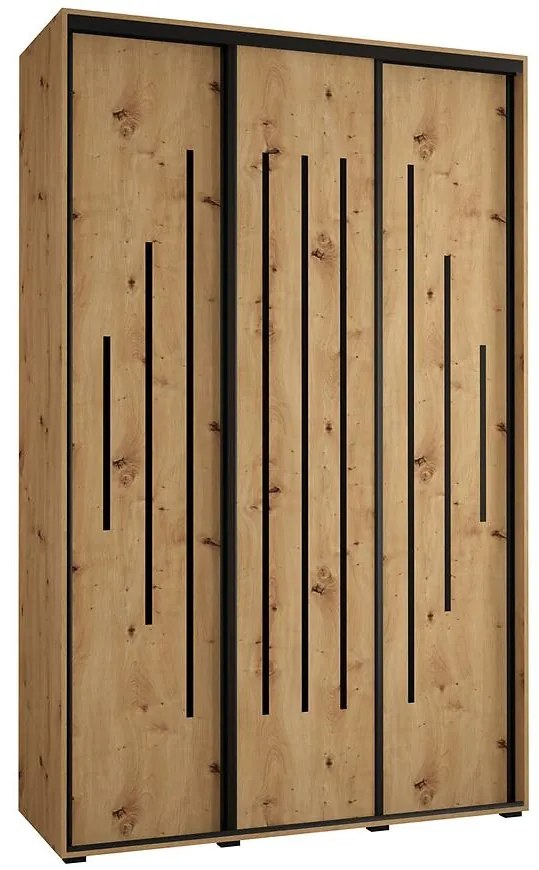 Skriňa 45 Canaris 12 170 artisan/čierna