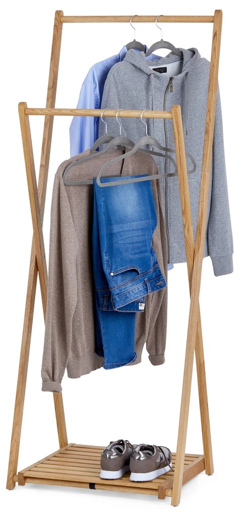 Skladací stojan na oblečenie