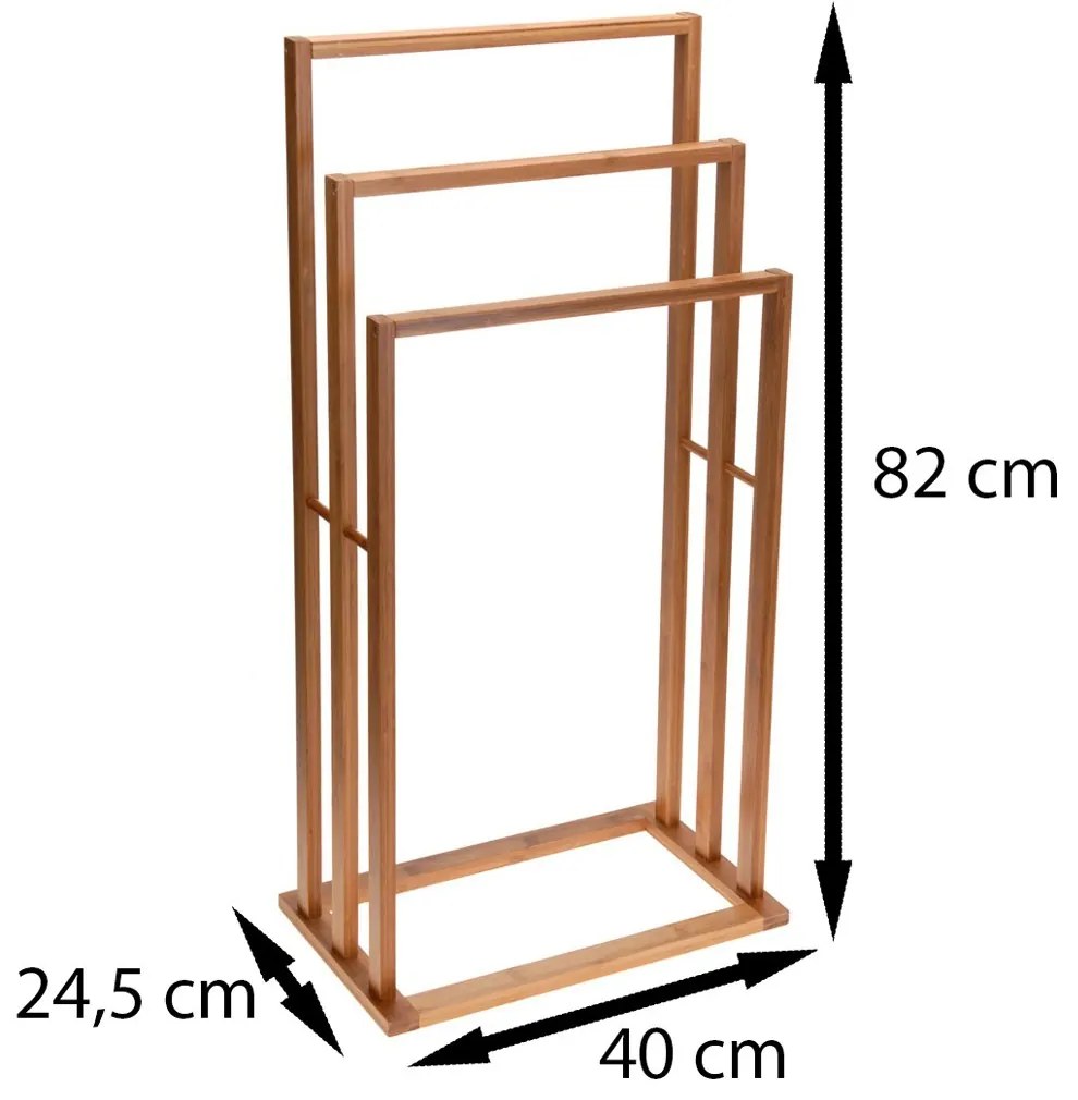 Bathroom Solutions Stojan na uteráky Dylan, bambus