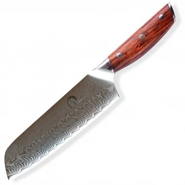 nůž Santoku 7" (175mm) Dellinger Rose-Wood Damascus