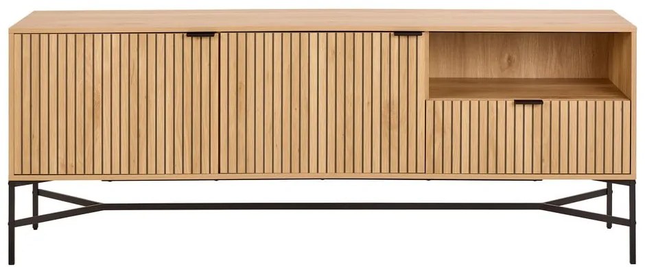 Komoda v dekore duba v prírodnej farbe 180x70x40 cm Jaipur – Actona