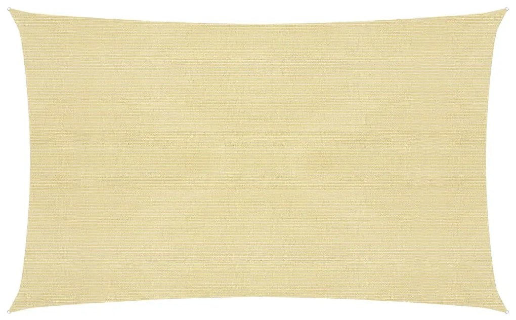 vidaXL Tieniaca plachta 160 g/m², béžová 3x6 m, HDPE