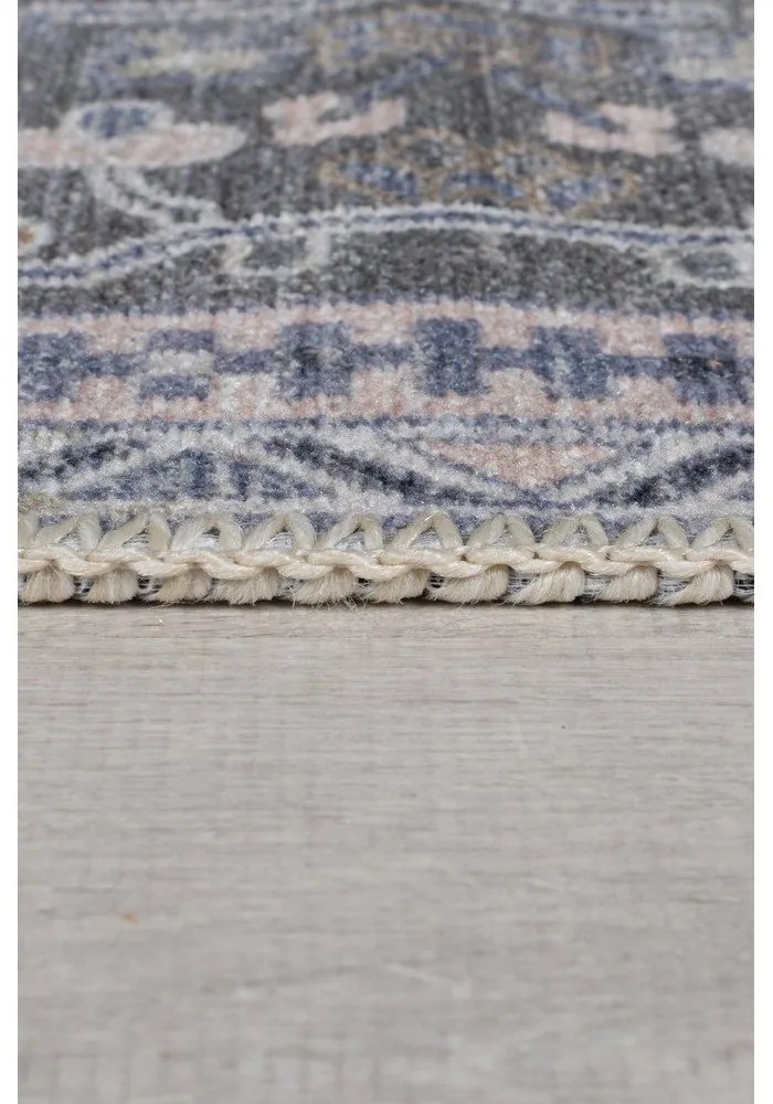 Zelený umývateľný behúň s prímesou recyklovaných vlákien 60x230 cm Windsor – Flair Rugs