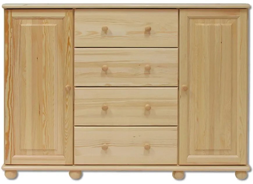 Komoda z Borovice KD120 surová