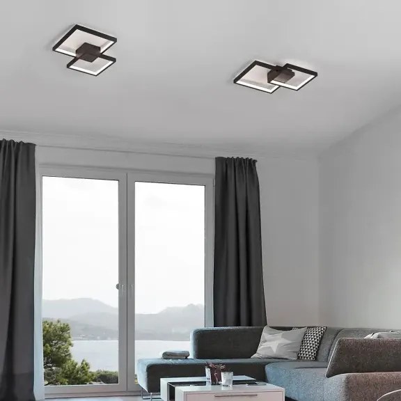LED stropné svietidlo Porto 32 čierne
