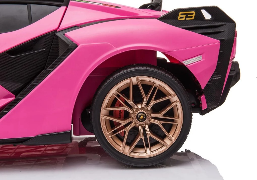 Ramiz Lamborghini SIAN Ružové vozidlo