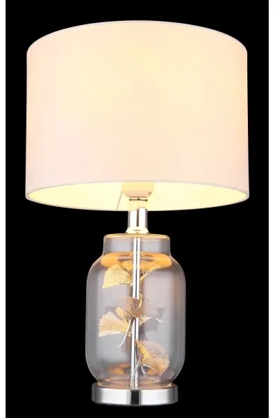 Globo 24141C - Stolná lampa GINKO 1xE27/40W/230V biela