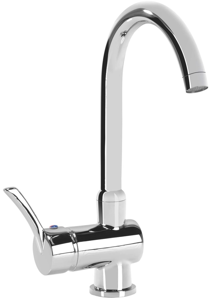 Deante Kostel, drezová batéria s ramenom v tvare "U", chrómová, BFK_062M