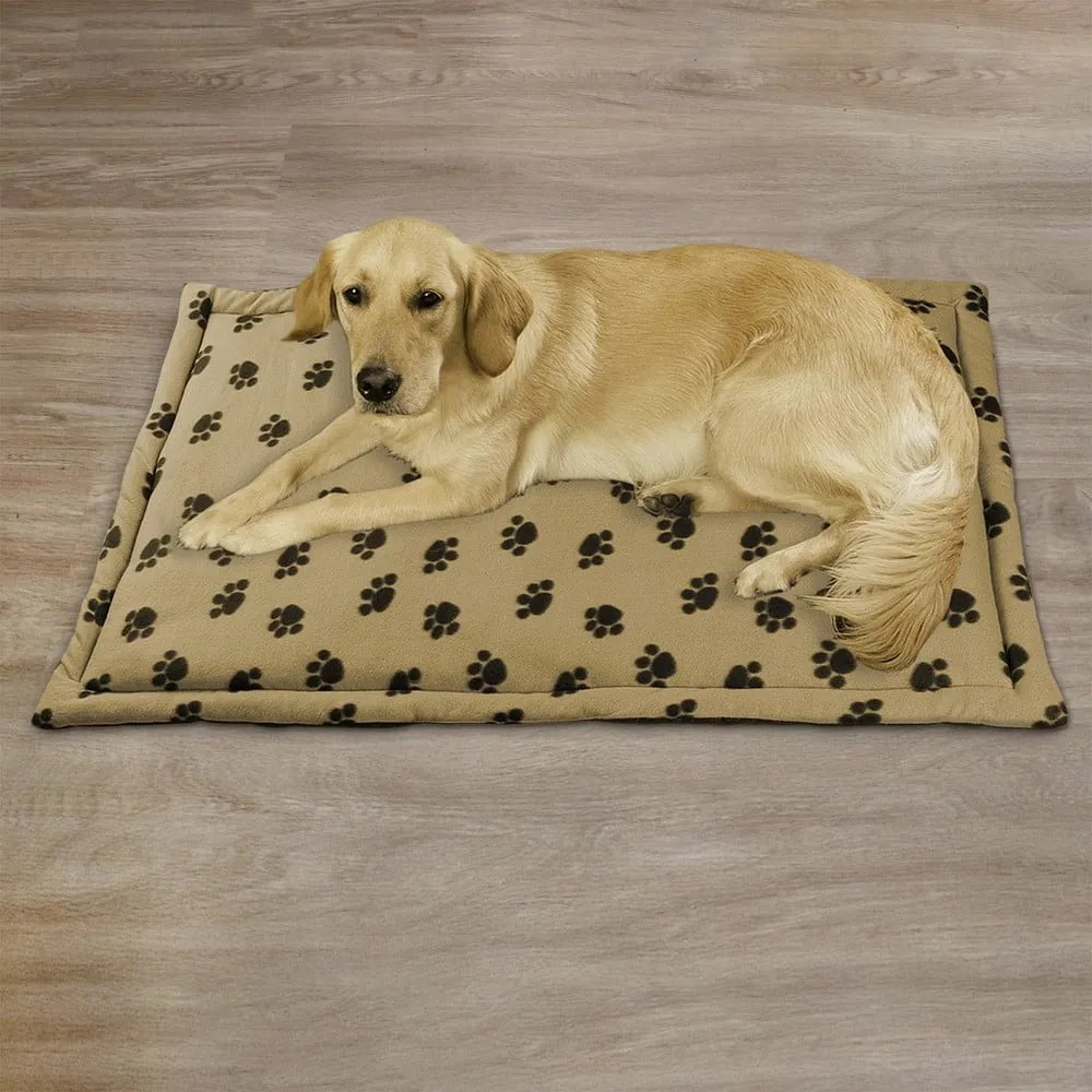 Svetlohnedý bavlnený pelech pre psov 60x90 cm - Maximex