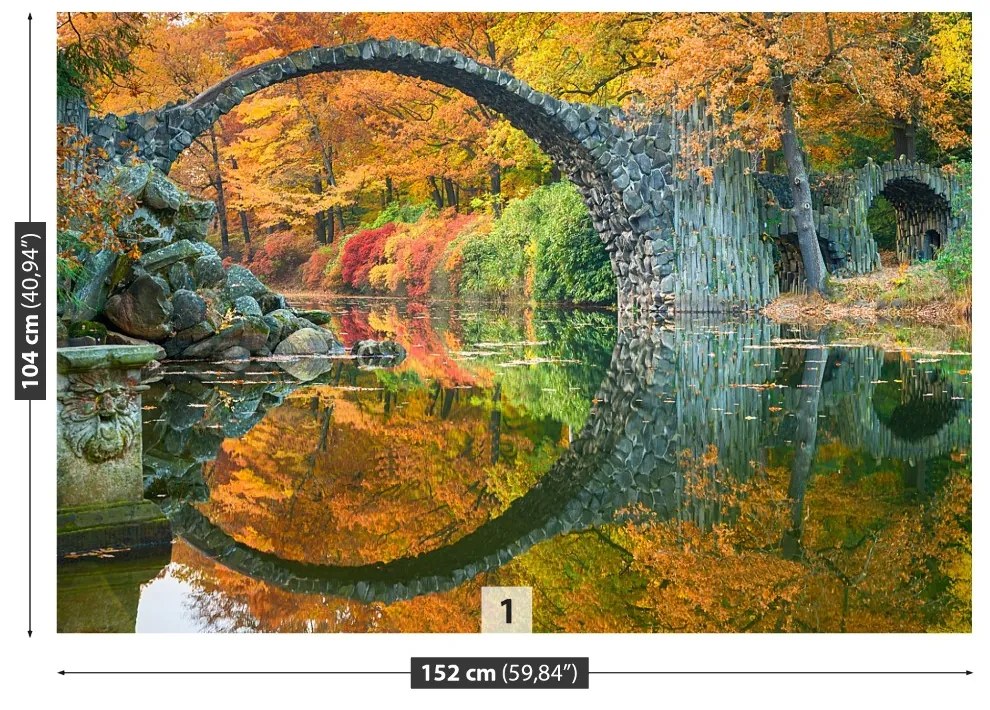Fototapeta Vliesová Oblúkový most 152x104 cm