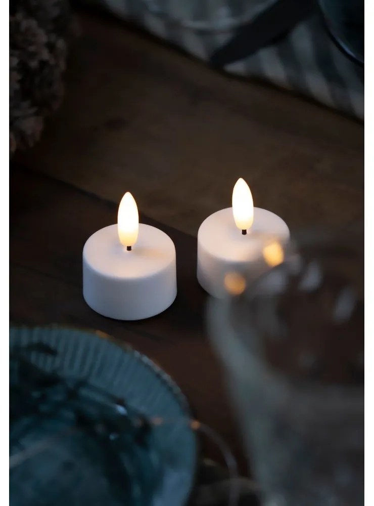 LED sviečky v súprave 2 ks (výška 2 cm) Sille Rechargeable – Sirius