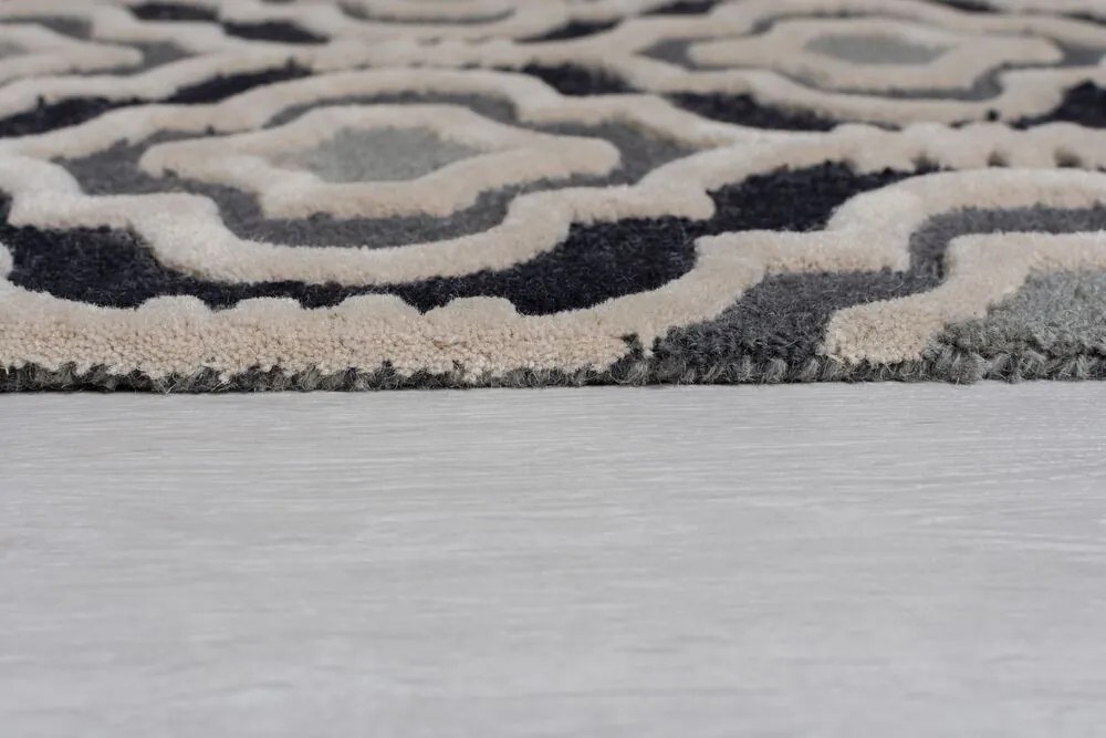 Flair Rugs koberce Kusový koberec Moorish Amira Grey - 200x290 cm