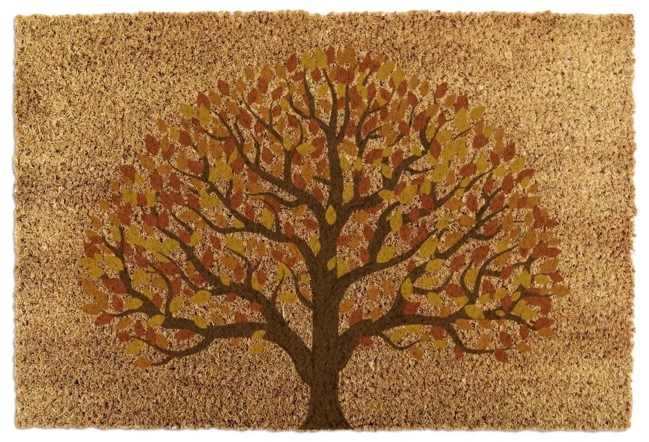 Rohožka z kokosového vlákna 40x60 cm Autumnal Tree of Life – Artsy Doormats