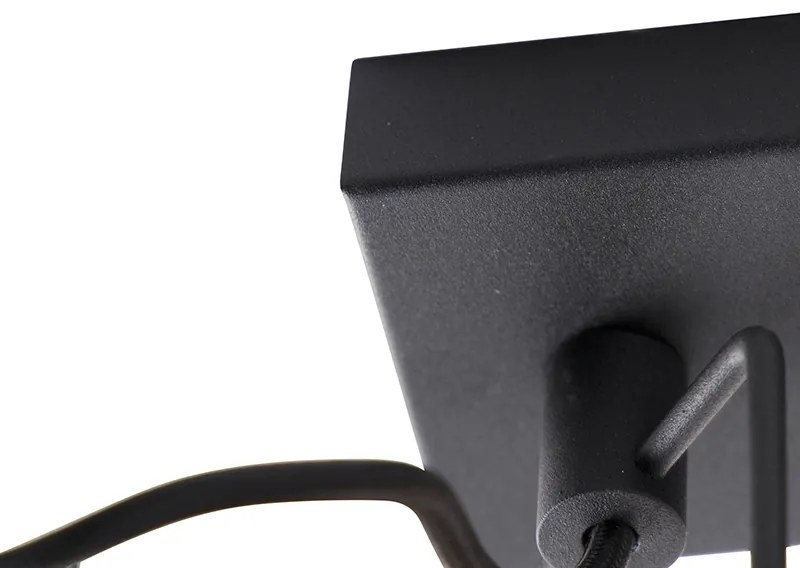 Inteligentné bodové svetlo čierne 3-žiarovkové vrátane Wifi GU10 - Suplux