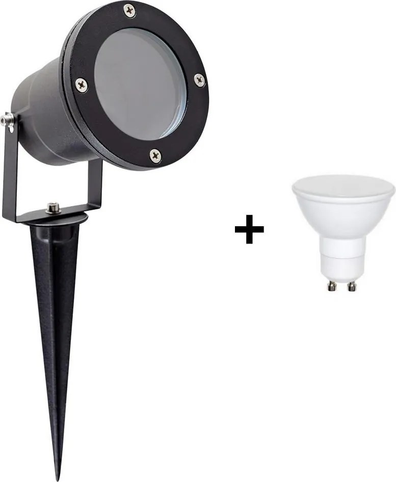 LED Vonkajšie svietidlo BLAKE 2 GU10/6W/230V IP65