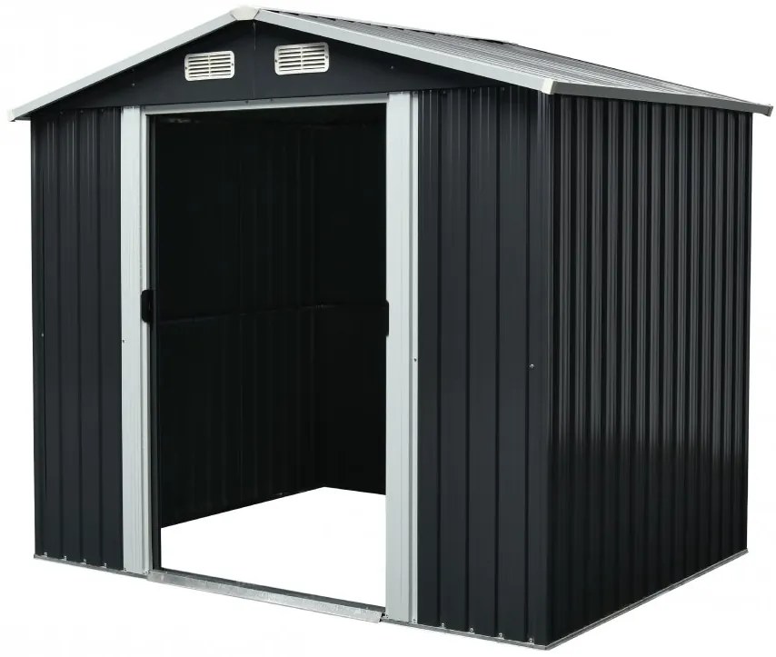 Záhradný domček BestBerg ZDB-4A / 4,1 m² / 236 x 174 x 206 cm / šedá