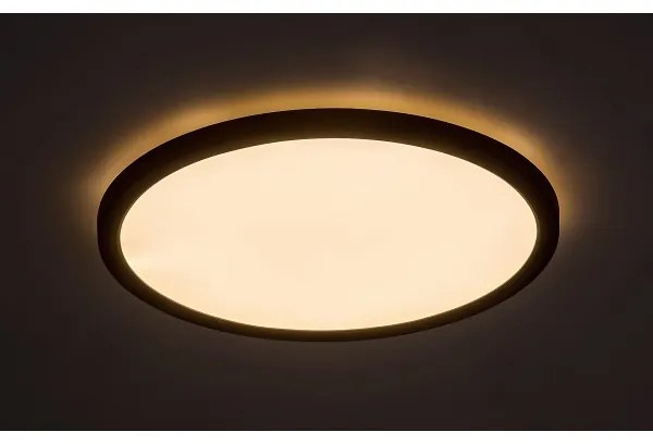 Rabalux 71096 - LED Stropné svietidlo GONZALO LED/24W/230V pr. 29 cm čierna