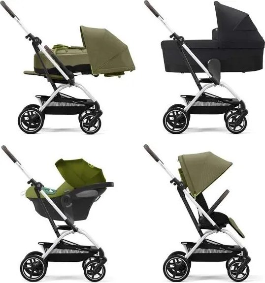 Cybex športový kočík Eezy S Twist+ 2 SILVER nature green
