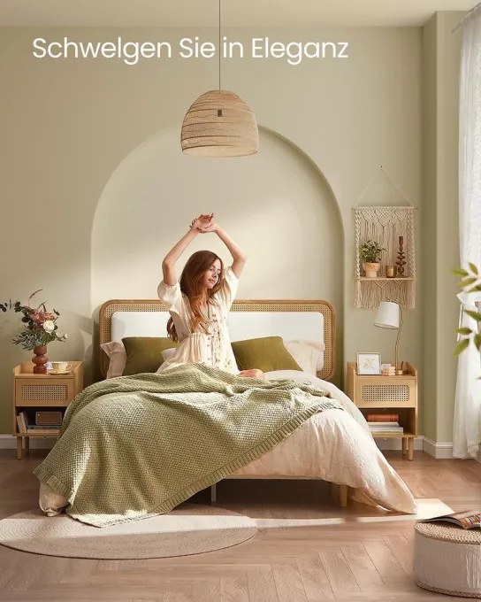 Set dvoch nočných stolíkov s LED osvetlením LET817Y02 (2ks)