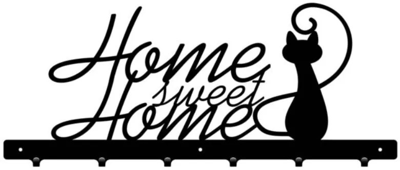 Vešiak na stenu do chodby HOME S MAČKOU 60