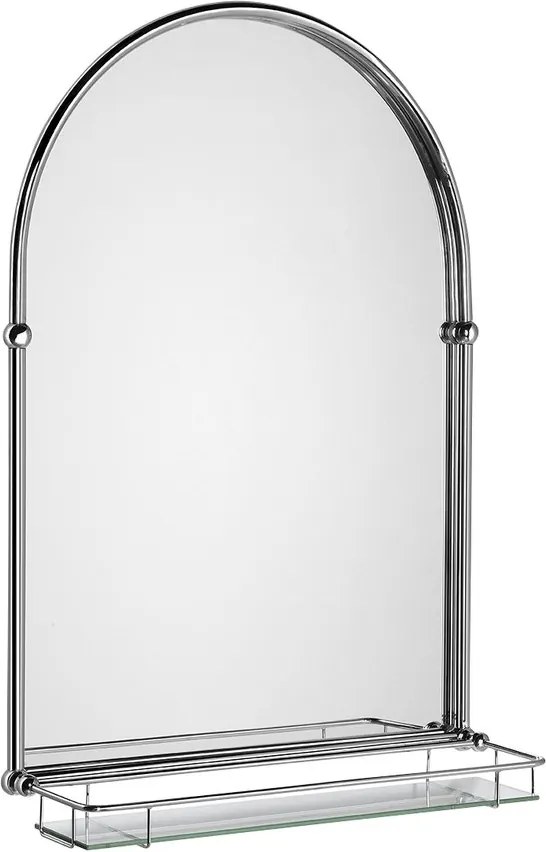 Tiga HZ202 zrkadlo 48x67cm, sklenená polička, chróm