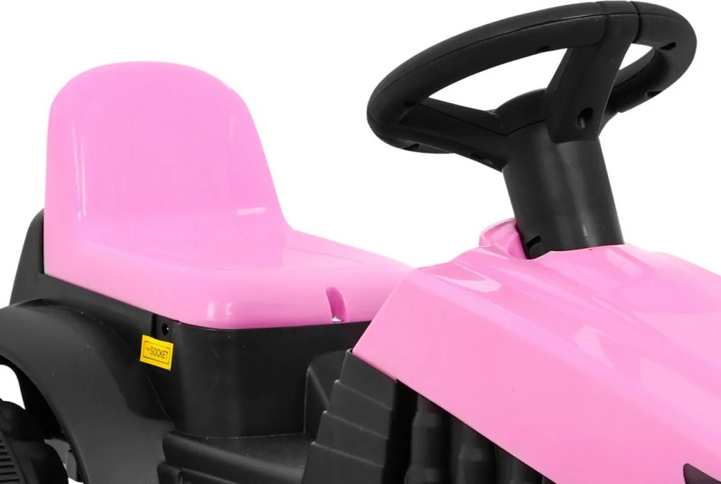 Ramiz Traktor s prívesom ružový