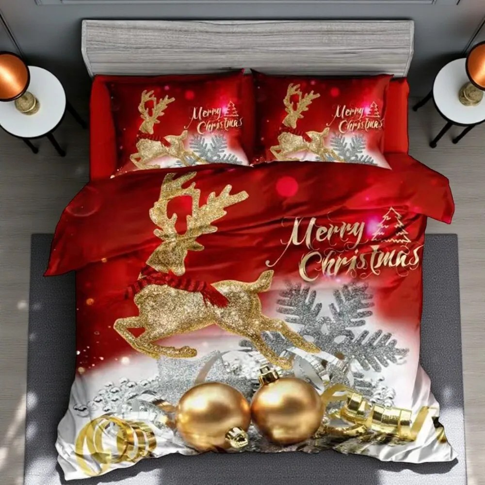 Obliečky NADELLE REINDEER 3-dielna sada 140x200 cm