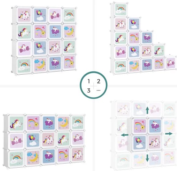 Detská skrinka LPC906W01