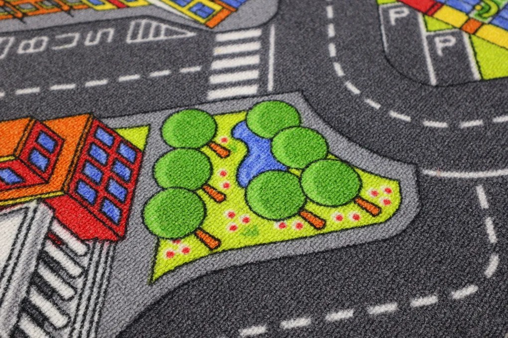 Detský kusový koberec cesty Big City, 95x133, viacfarebná, detská izba, Associated Weavers