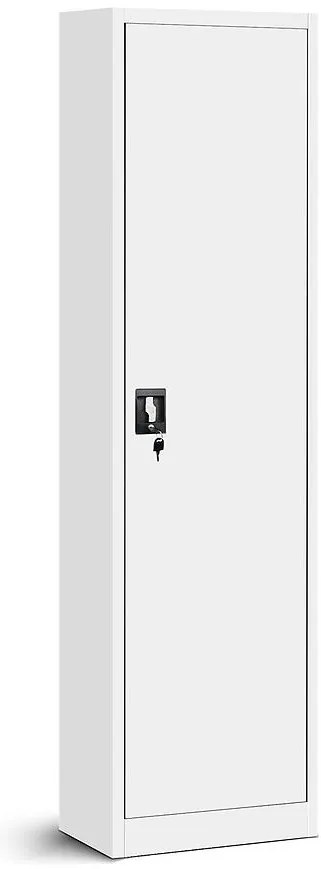 Kancelárska skriňa Alex kovová biela