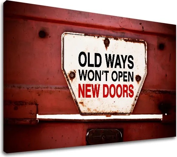 Motivačný obraz na stenu Old ways_001