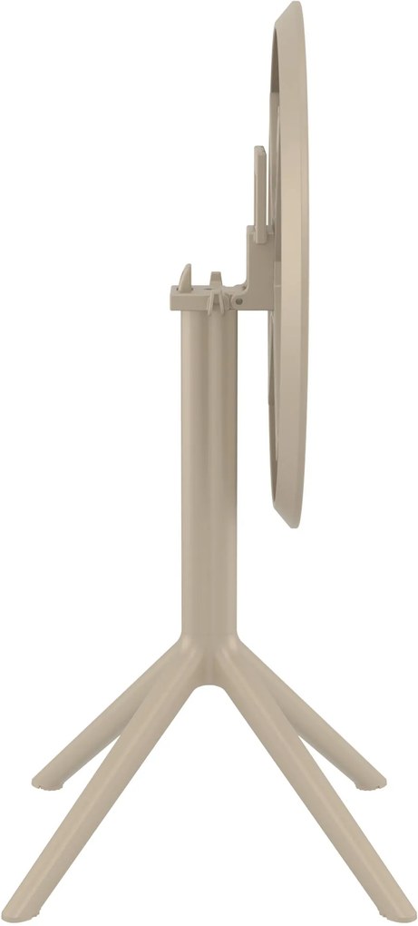 Skladací stôl Sky round - taupe