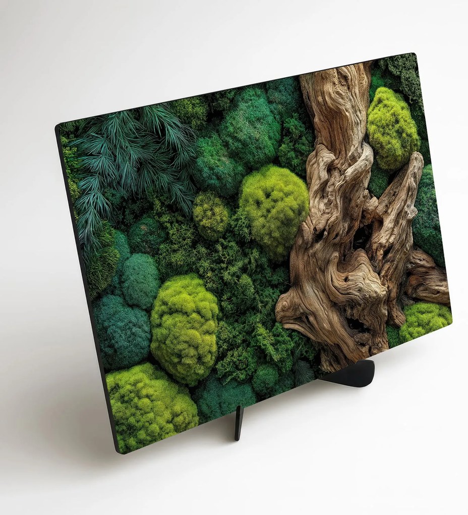 DUBLEZ | Machový obraz - Dotyk prírody