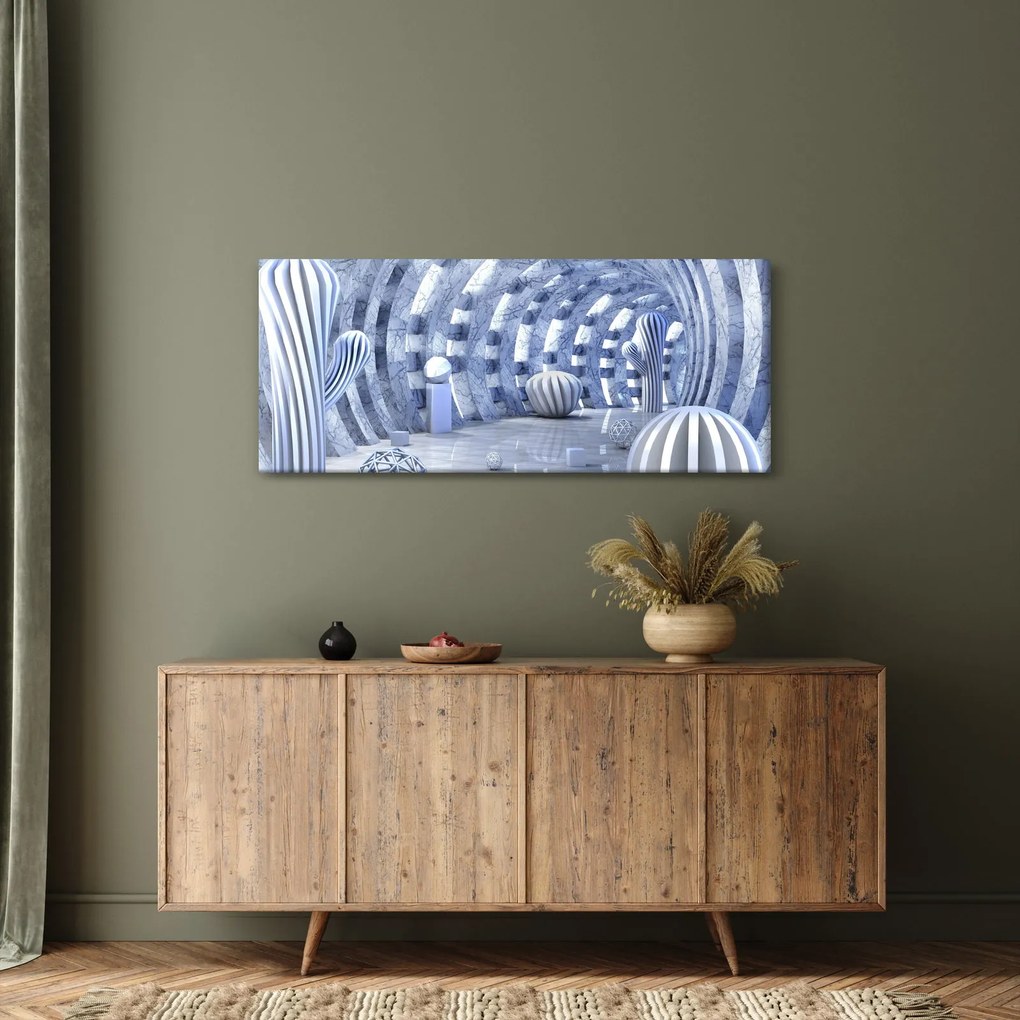 Obraz - 3D abstrakcia (120x50 cm)