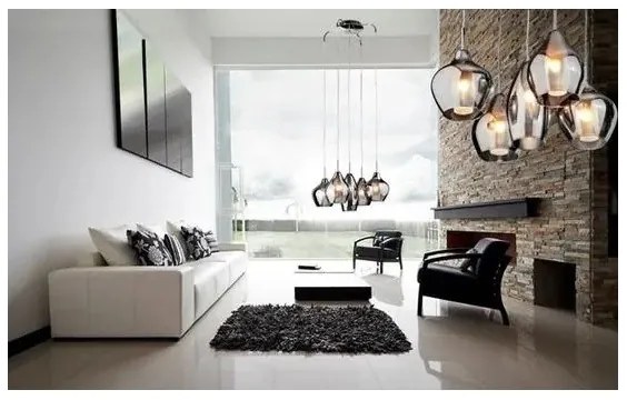 Azzardo AZ2149 - Luster na lanku AMBER MILANO 3xG9/40W/230V