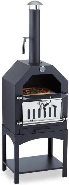 Klarstein Pizzaiolo, pec na pizzu, gril, údenie, oceľ, pizza kameň