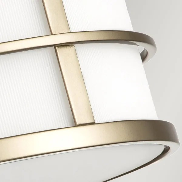 Feiss FE-FUSION-F-PNBR - Stropné svietidlo FUSION 3xE27/40W/230V priemer 34,3 cm zlaté