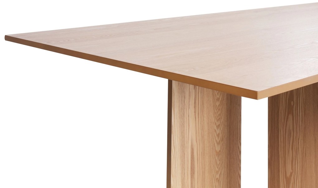 Jedálenský stôl 200 x 100 cm svetlé drevo CORAIL Beliani