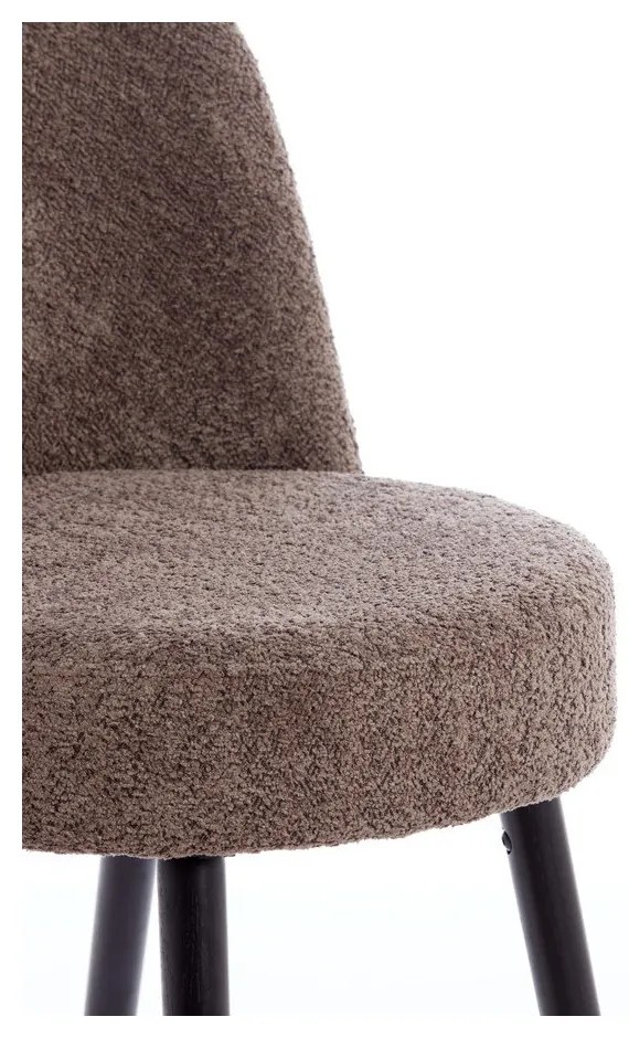 Hnedá jedálenská stolička Eckley – Light &amp; Living