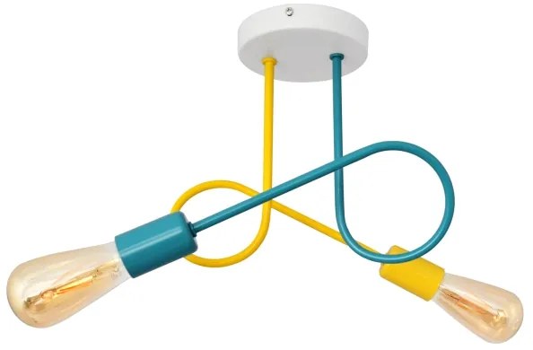 Detský prisadený luster OXFORD 2xE27/15W/230V