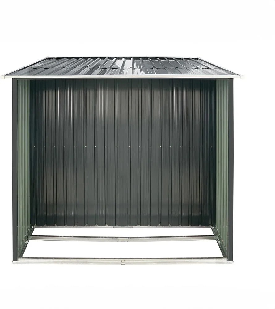 Záhradný domček na náradie s drevníkom Avenberg 3,22 x 1.96 m ANTRACIT SD-X68EWS