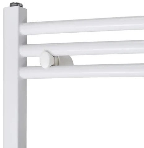 Rebríkový radiátor na centrálne vykurovanie, zaoblený, s bočným a stredovým pripojením 500 x 764 mm-
